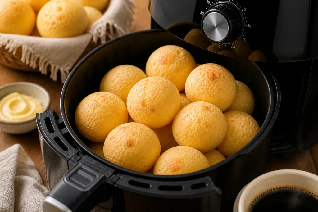 Como Assar Pão de Queijo na Airfryer Perfeito Como Assar Pão de Queijo na Airfryer Perfeito - Fonte: Imagem gerada por IA (DALL·E / ChatGPT)