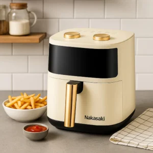 Como Assar Pão de Queijo na Airfryer Perfeito Air Fryer Elétrica Nakasaki Airfryer 1480w 3.1 Litros Fritadeira e Forno - Fonte: shopee.com