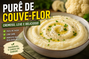 Receita de Caldo Simples e Saboroso em Minutos Purê de Couve Flor: A Receita Leve Que Surpreende no Sabor - Fonte: Imagem gerada por IA (DALL·E / ChatGPT)