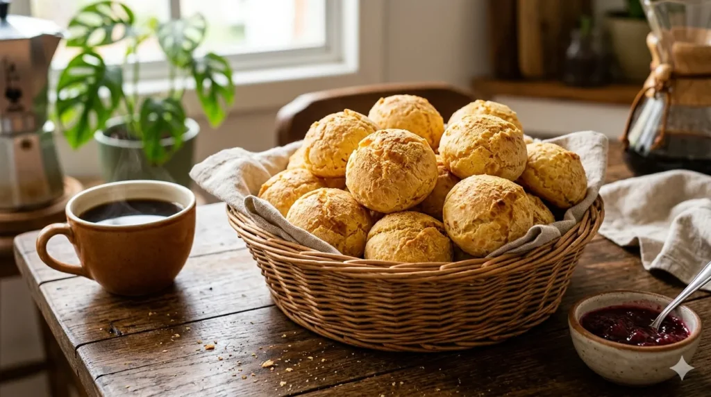 Pão de Queijo Vegano Inesquecível: Sem Lactose! Pão de Queijo Vegano Inesquecível: Sem Lactose! - Fonte: Imagem gerada por IA / Gemini